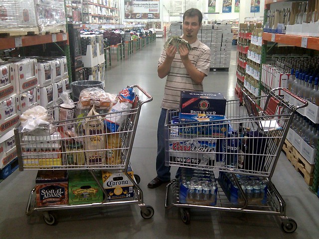 Almost done shopping for the weekend...