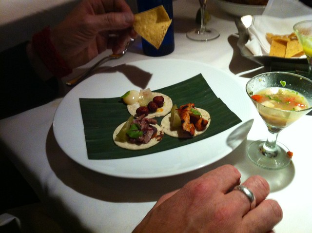 Dan ordered some humongous tacos