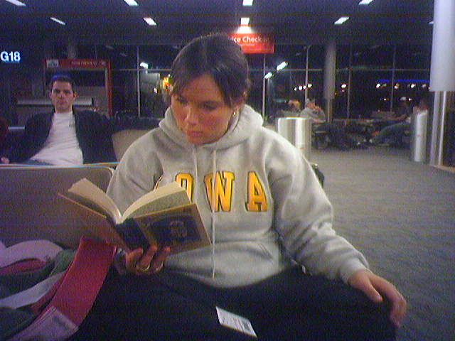 Kari at the Minneapolis Airport