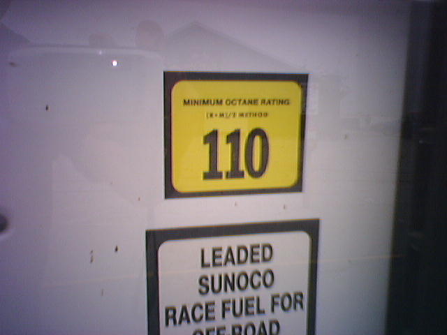 110 Octane Fuel