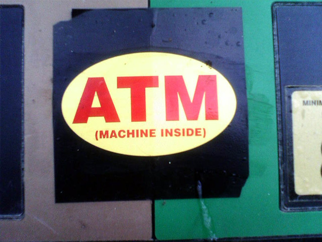 ATM Machine Inside