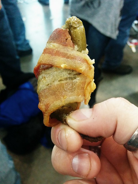 Bacon wrapped jalapeños