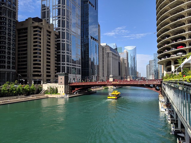 Nice day. Pretty city.