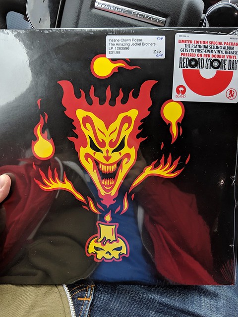 Record store day. Loved this album back in the day... Unfortunately, it came with 2 record 2s and no record 1... Thanks, psychopathic records.