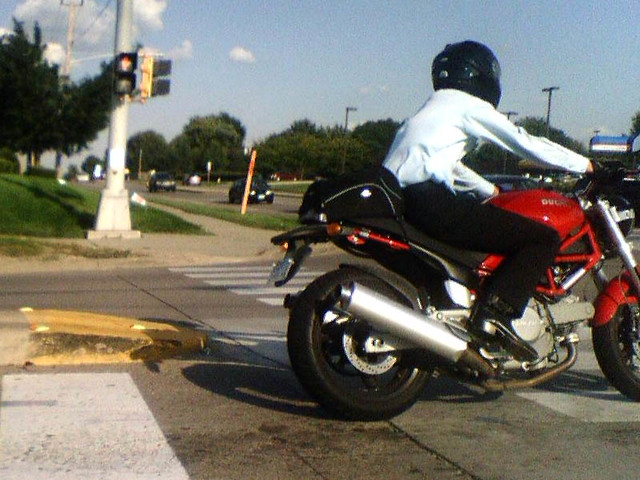 Cedric and his Ducati