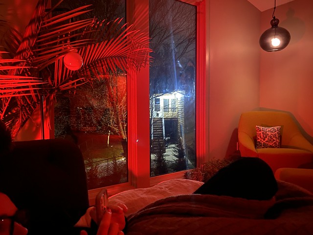 My neighbors put up a new light. I’m thrilled about it.