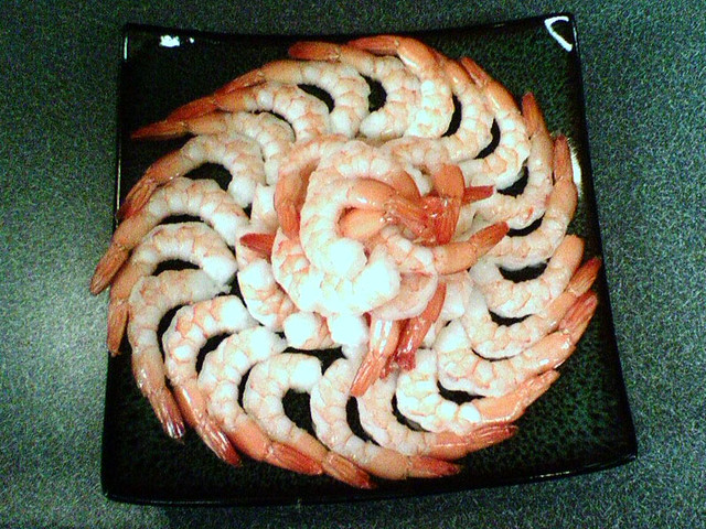 I prettied up some shrimp