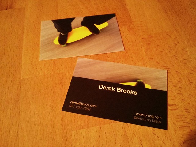 New business card day!
