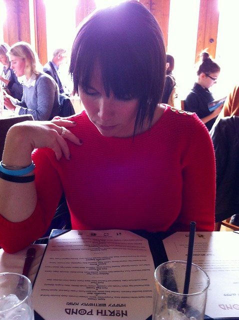 A personalized birthday brunch menu