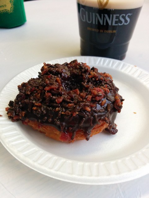 Chocolate and bacon dipped kronut from zombie burger. I could only eat half.