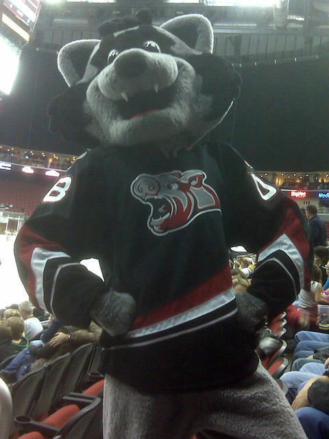 Shooter became the Iowa Chops Mascot