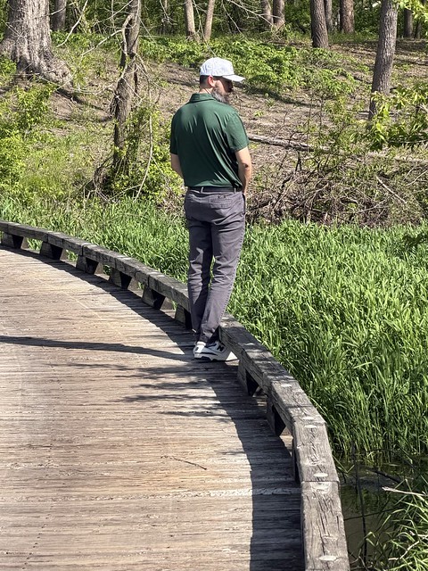 Checking out the creek
