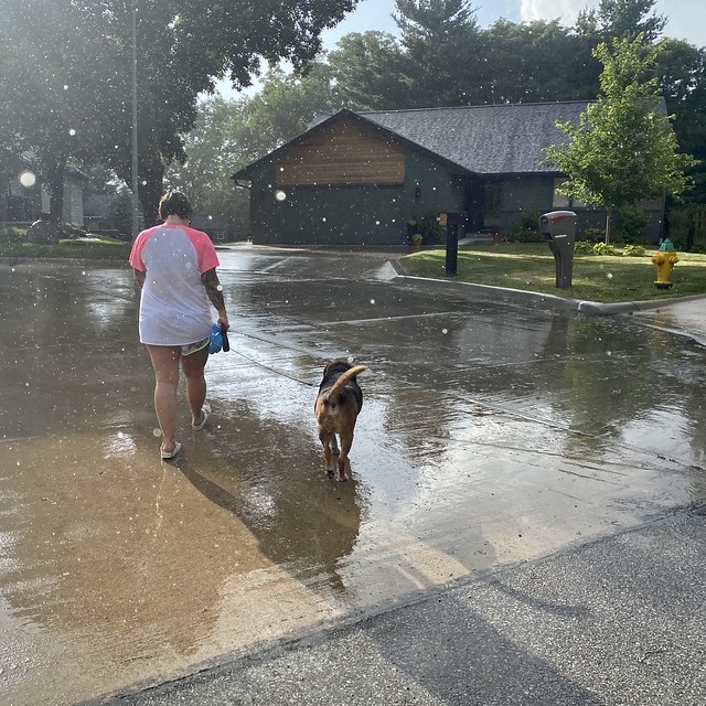 Didn’t know it was supposed to rain today...