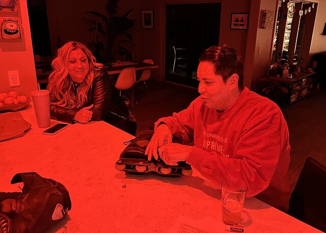 Rik and Dent dropped by to help, lol