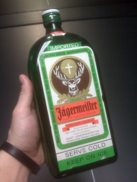 The last bottle of Jagermeister I will ever buy.