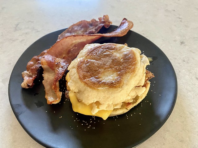 Kari has really been nailing greasy breakfast sandwiches