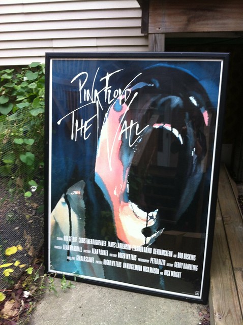 Our landlord just gave me this giant Pink Floyd poster