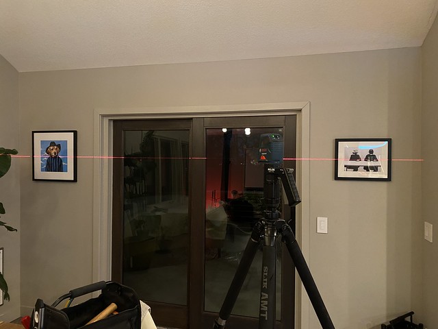 If you have a laser level, you use it as much as possible