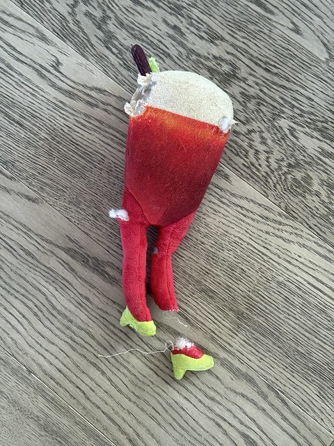 Durby has performed a foot amputation on his bottomless Bloody Mary