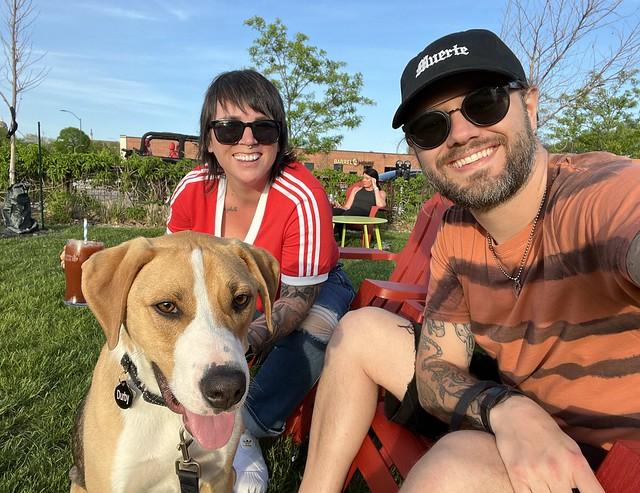 Gettin the pup downtown