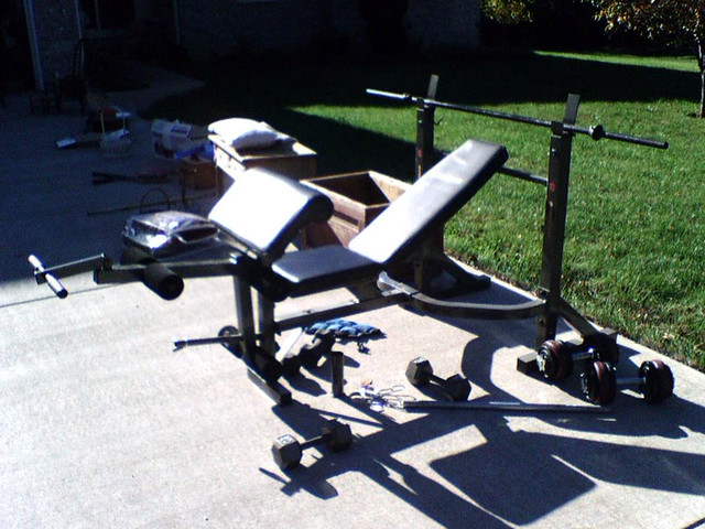 Dad's old weight bench - for vic