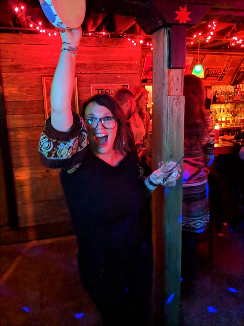 Tambourine dance party