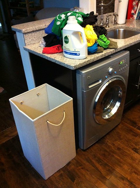 Doing laundry in my kitchen, weird