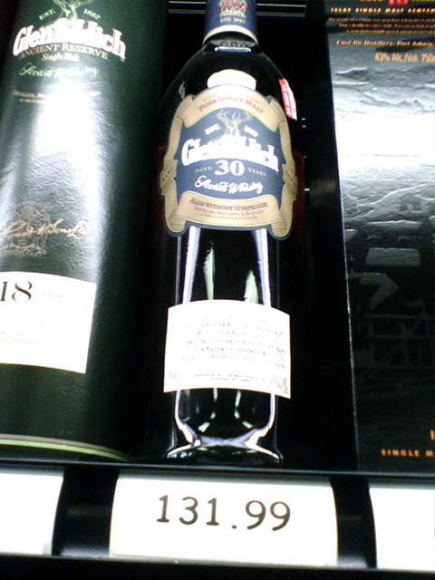 Glenfiddich 30 year ($100 cheaper than Hy-Vee)