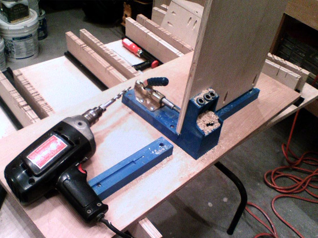 The Kreg Jig at work