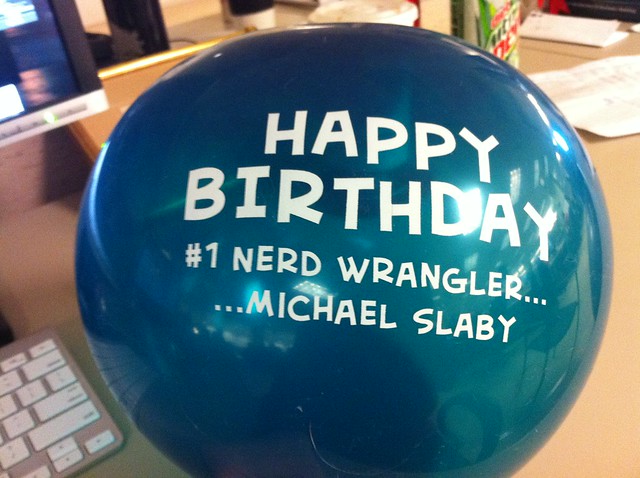 My boss is a nerd wrangler