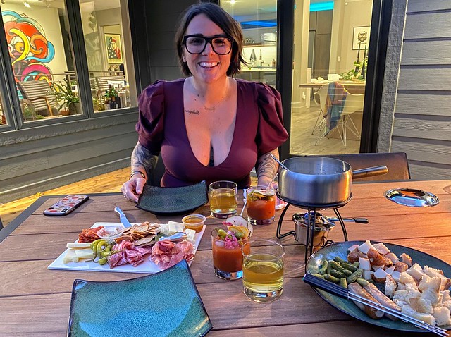 Birthday cheeses, meats, dippins, n drinks