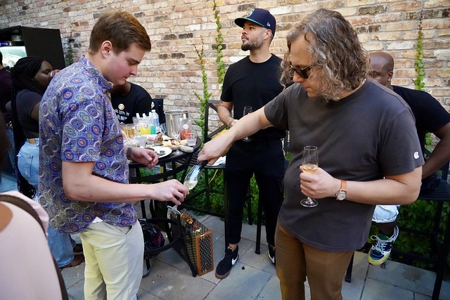 Pouring that Ace of Spades