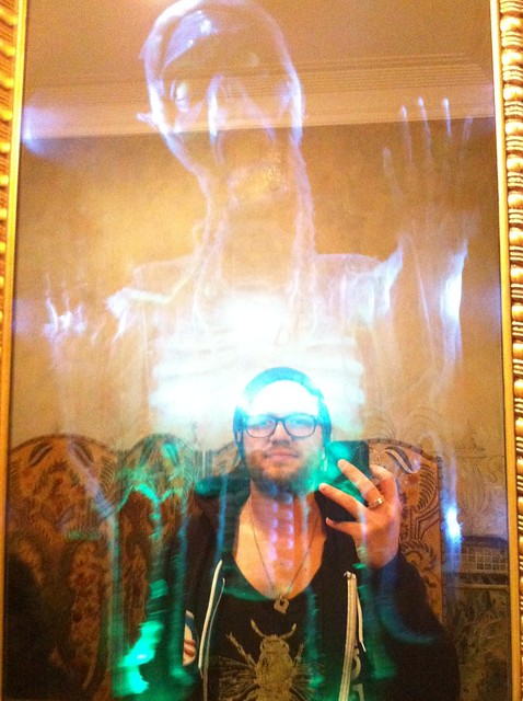 Selfie in Dan's bathroom