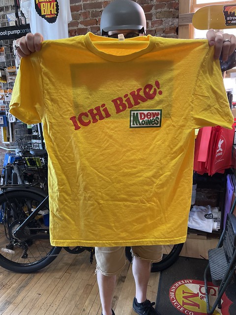 It's awful, but I had to buy this ichi bike shirt