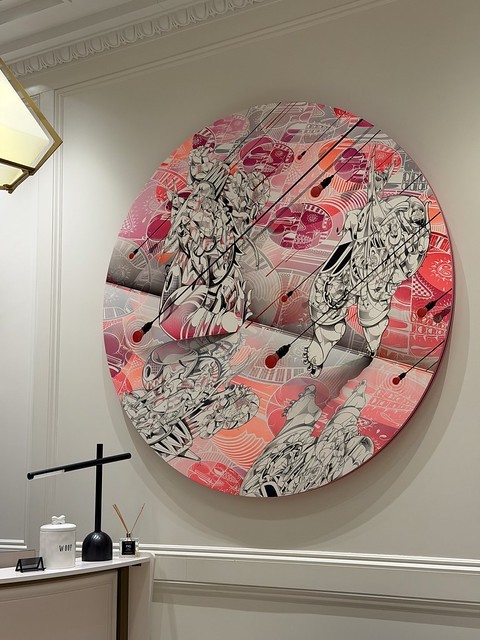 Artwork in Papanii’s lounge