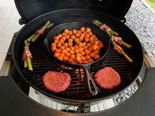 Still grillin tots. Sweet tater tots.