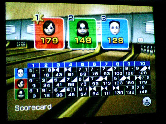 Kari won, Jeff got second, I lost bad
