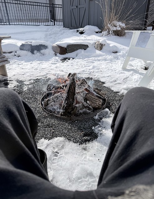 Havin an afternoon by the fire…