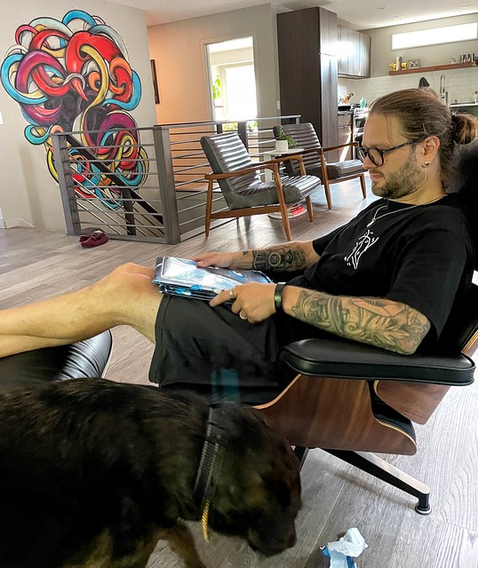 Openining birthday stuff from kbroox