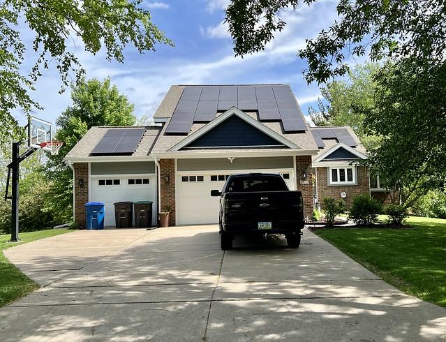 Solar panels always look so tasteful…