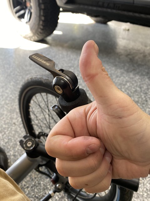 Kari’s shifter is fixed