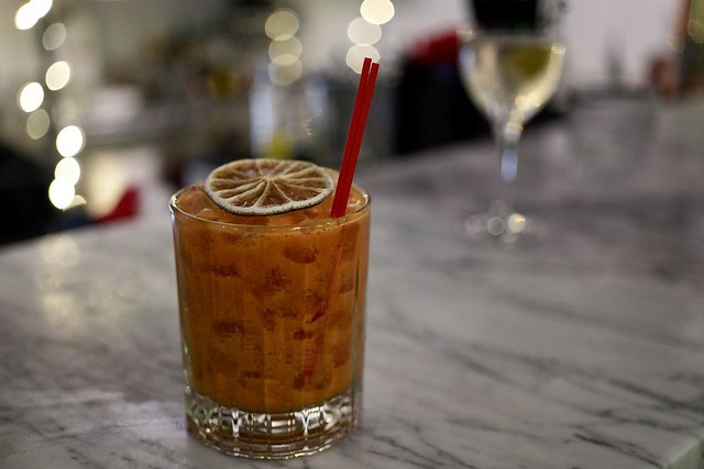 Mocktails. This seedlip curry drink was amazing. I think I downed it in about 3 gulps.