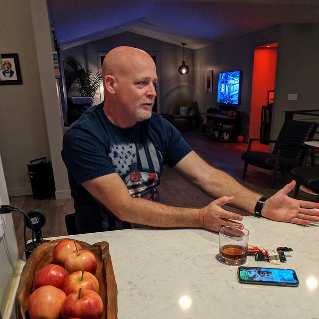 Flooring and hanging out with Rico