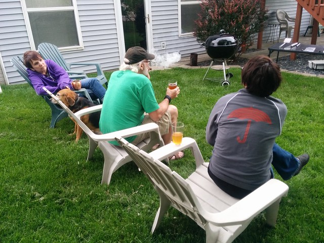 Cigars, homebrew, grillin