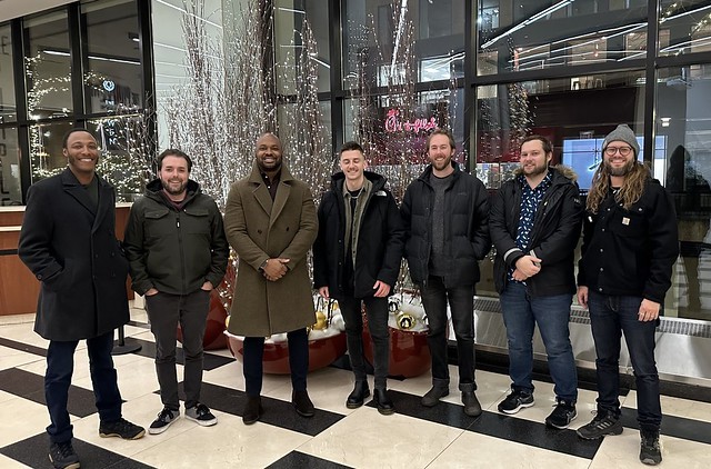 Hanging with the Panther, Chicago crew