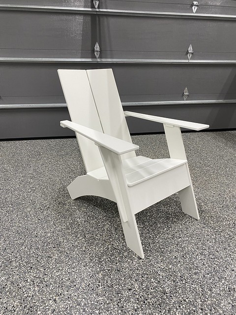 Assembled this chair during the mash so Kari would have a nicer place to hang