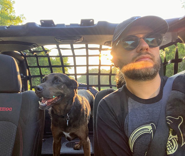 Morning cruise with Benny the Butthole