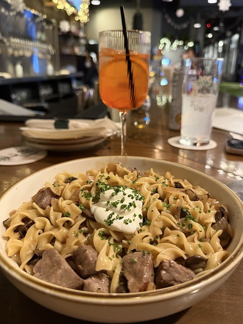 Just went full gluten and cholesterol for this stroganoff