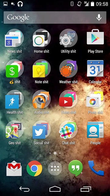 Look at all this shit