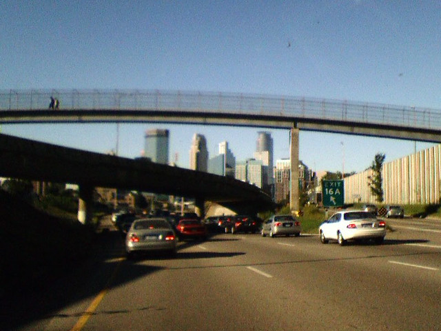 Driving into Mpls
